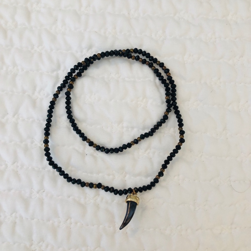 Shark tooth wrap bracelet